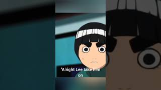 Rock Lee Dropping Weights
