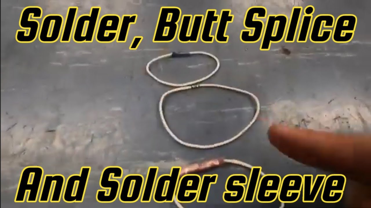 Демонстрация O&P: как сращивать авиационные провода | Методы стыкового соединения, пайки и пайки ...