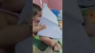 📖😇#kokilamodi #study #students #studentlife #baby #shortvideo ##youtubeshorts #shorts #reading #book