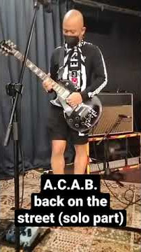 A.C.A.B. - Back On The Street (Solo Part) | Rehearsal, Practice Jamming for Atas Angin Rock Show.