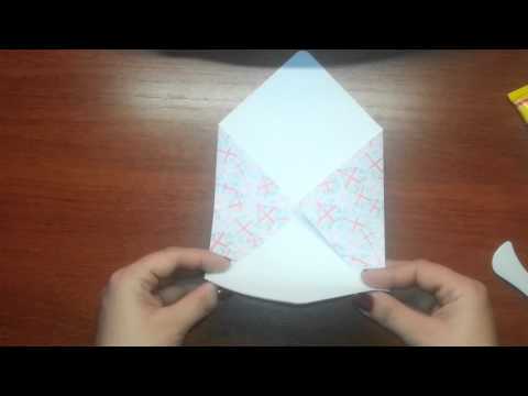 Как сделать конверт из бумаги скрапбукинг