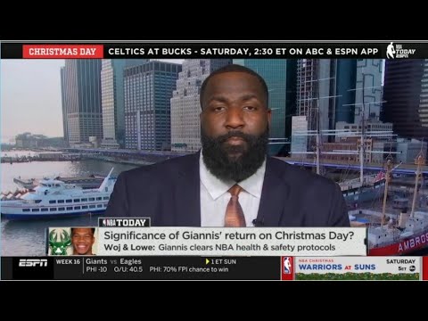 NBA Today | Kendrick Perkins "reacts to" Bucks vs Celtics in Christmas Day: Giannis returns - NBA Today | Kendrick Perkins "reacts to" Bucks vs Celtics in Christmas Day: Giannis returns
