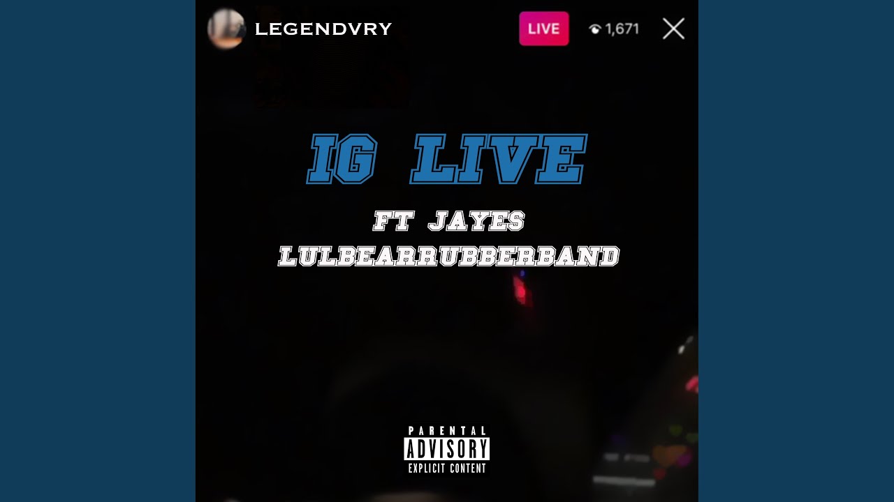 Watch IG Live on YouTube Watch IG Live on YouTube