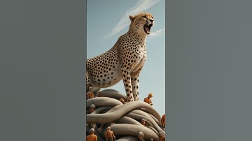 Rescue needed Thousands of pythons attack cheetah #rescue #wildliferescue #animals #cheetah