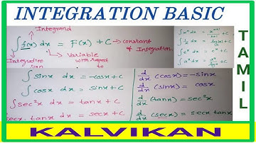 Class 12 maths Integration introduction in Tamil / CBSE class 12 Integrals in tamil / JEE main maths