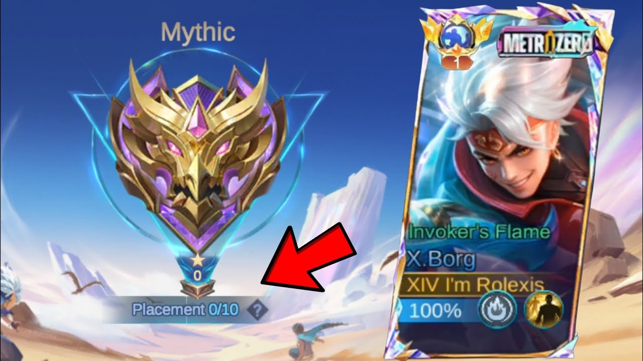 FREE WINS TO MYTHIC?! X.BORG EASY RANK CLIMB | Mobile Legends Bang Bang 