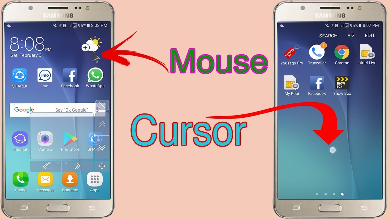 Custom Mouse Pointer on Android OS 