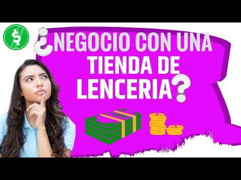 Video: Cómo Nombrar Una Tienda De Lencería