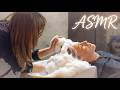 【ASMR】日本の技術に驚愕!極上「ヘッドスパマシーン」で脳のマッサージ (Japanese Head Spa Machine)