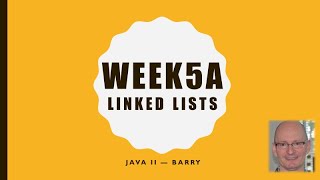Java2-05a - Linked Lists - Intro