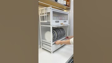 Unique home accessiores and kitchen dish rack 😍 #goodthings #kitchen #organizers #amazon #shorts