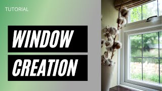 #WINDOW creation in 3ds max#[tutorial from Nasi Architecture#Hindi&Malayalam#ഇന്റയെറിയർ #DESIGN