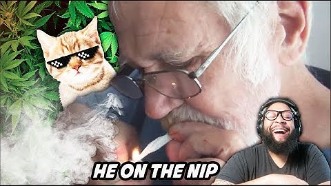 GRANDPA SMOKES CATNIP! (PRANK!) | Reaction!!!