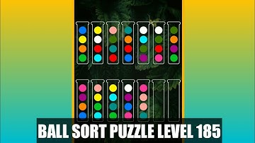 Ball Sorting Puzzle Game Level 185 | Ball Sort Puzzle Level 185 | GamingOn