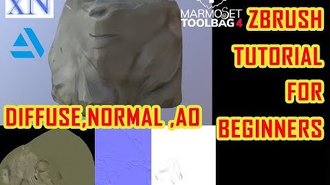 zbrush to maya | zbrush normal map |normal,ao and diffuse map baking|xnormal | marmoset | Artstation