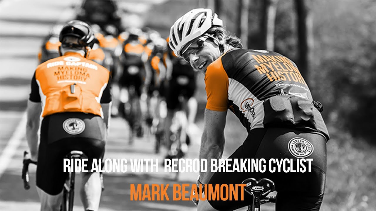 World Record Breaking Cyclist Mark Beaumont joins Myeloma UK London Paris Ride 2018