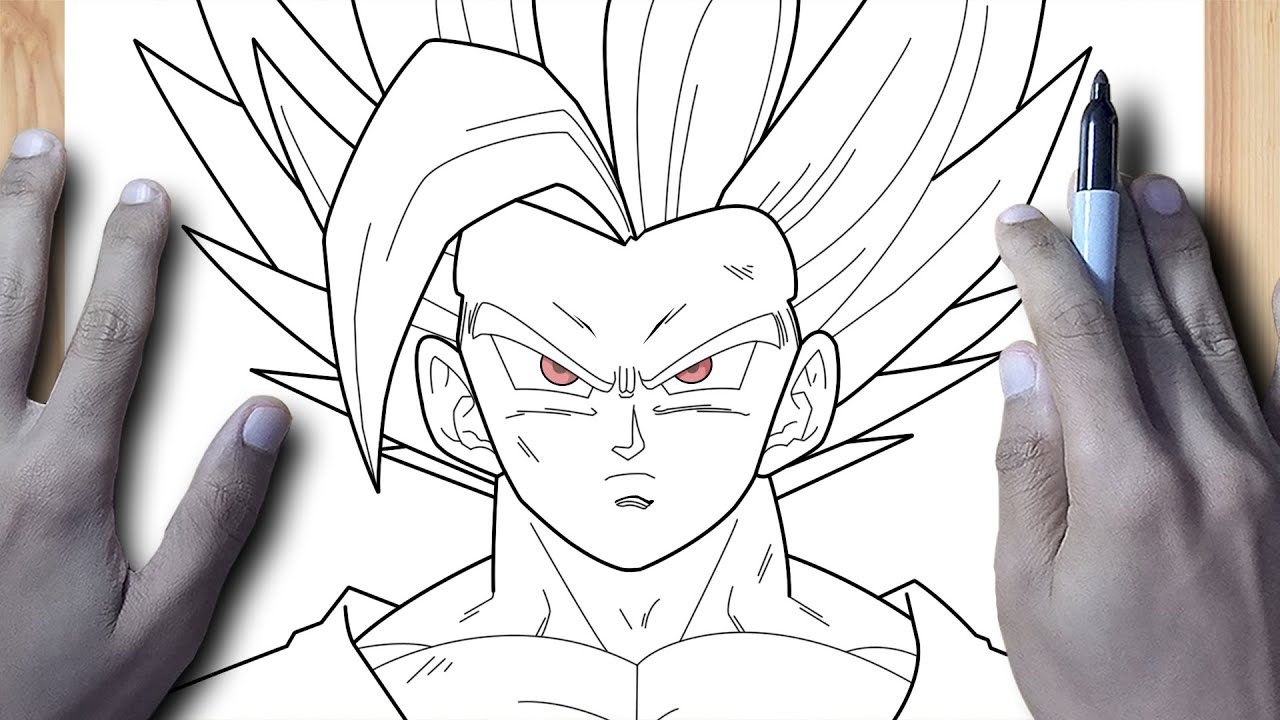 COMO DIBUJAR LA NUEVA TRANSFORMACIÓN DE GOHAN - DRAGON BALL SUPER: SUPER  HERO - thptnganamst.edu.vn