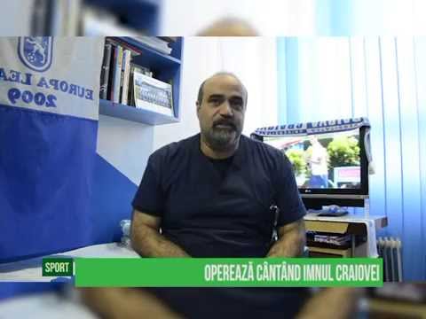 Operează cântând imnul Craiovei