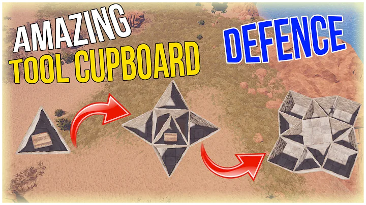 Awesome Cheap Strong External Rust Tool Cupboard Design ( HARD TO RAID!!!!! )