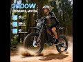 Electric Dirt Bike 3000W Review  45MPH, 100+ Mile Range &amp; Full Suspension Off Road eBike!
