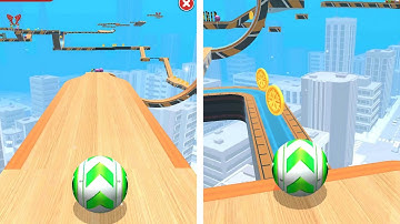 Sky Rolling Going Balls — All Levels Mobile Gameplay Walkthrough Android iOS part 77