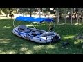 Intex Excursion 5  modifications by BackRoomLabs "a more in depth view" now with a trolling motor.