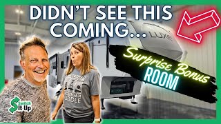 Luxury LUXE RV Reveals an Unexpected Bonus Room!