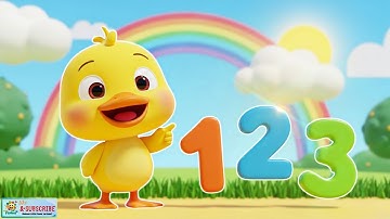 🌈 Học Đếm 1 2 3 Với Chú Vịt Con Dễ Thương | Nhạc Thiếu Nhi Vui Nhộn #họcđếm #vitcon #chuvitcon