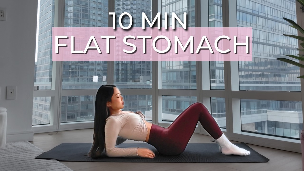 10 MIN Slim Your Lower Belly Get a Flat Stomach | ab pilates workout | no equipment