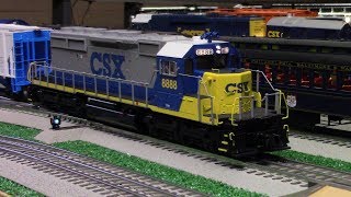 MTH Premier CSX SD40-2 #8888 'Crazy 8's'