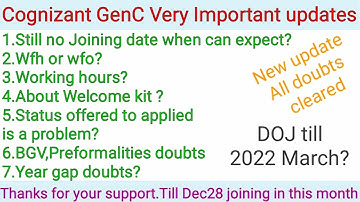 CTS Onboarding doubts| CTS BGV, pre-formalities doubts,DOJ in tamil | part 5