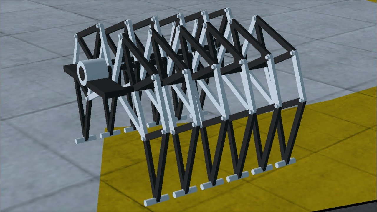 Strandbeest Machine Strandbeest Walking Mechanism - YouTube