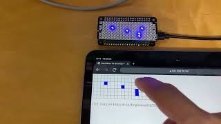Dot editor for Raspberry Pi Pico W and Pimoroni Scroll pHAT HD