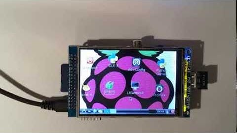 PiScreen 3.5" TFT with touch control for the Raspberry Pi