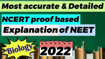 Neet 2022 | Biology paper solution through NCERT | Botany | Analysis | Part -1