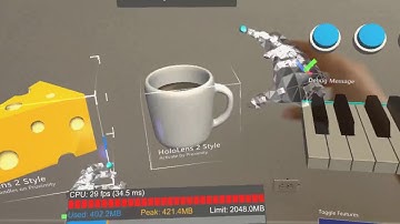 Demo: Hand Interaction Example - MRTK, Hololens 2
