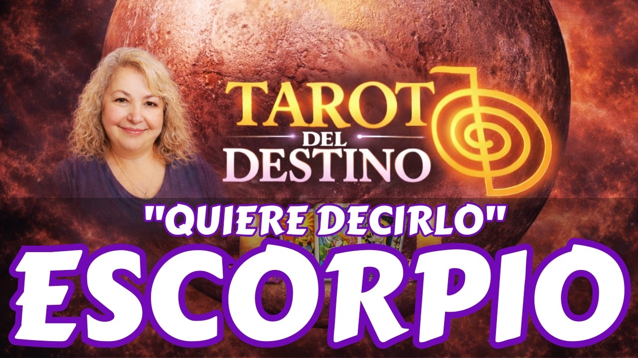 ESCORPIO ♏ ALGUIEN QUIERE CONFESARTE LO QUE SIENTE… MIRA ESTO | Tarot ...
