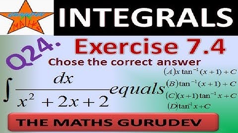 Exercise 7.4 Question24, Class 12 maths, Integrals, NCERT solutions by THE MATHS GURUDEV, EX7.4 Q24