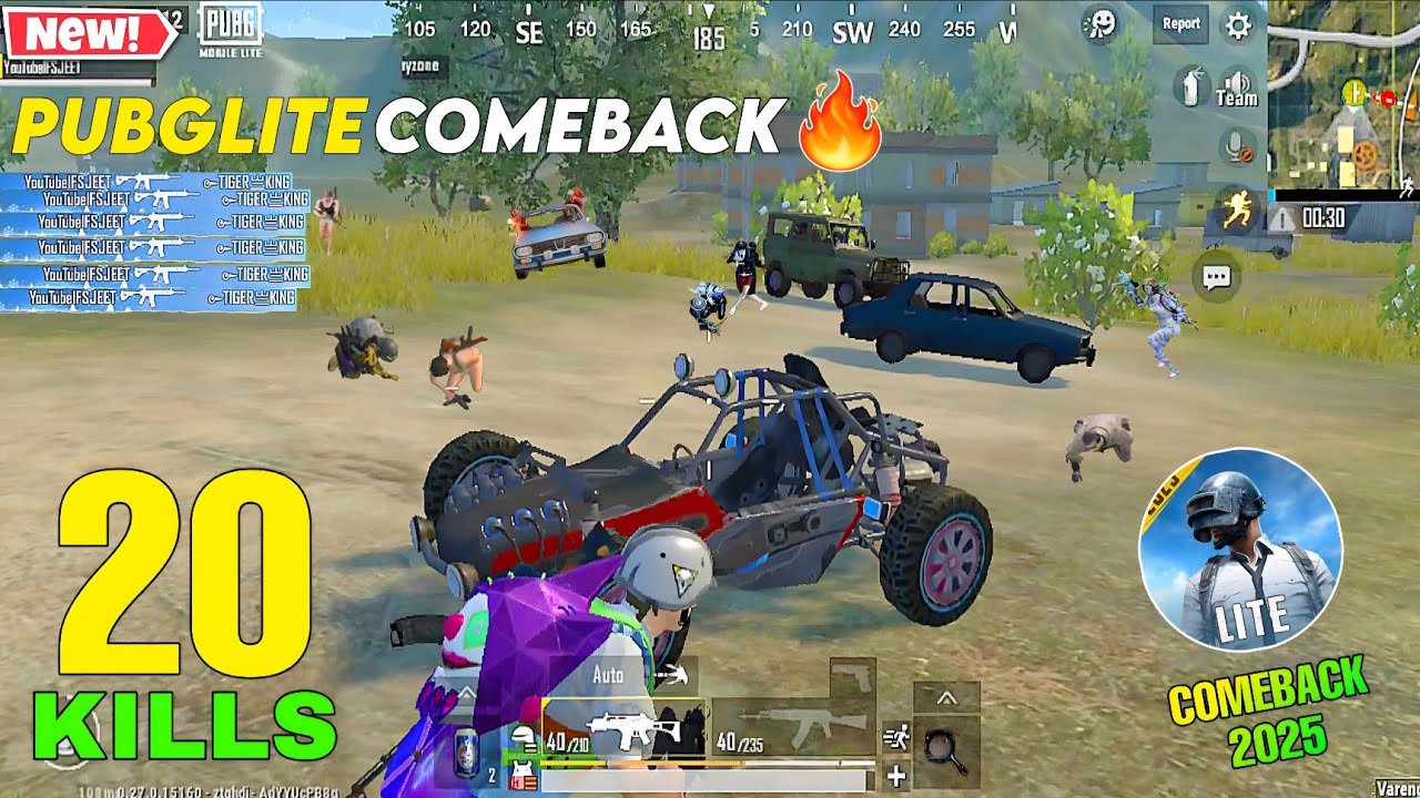 20 KILLS 🥶 PUBG LITE 2025 COMEBACK SOLO vs SQUAD FULL RUSH INTENSE GAMEPLAY - IFS JEET