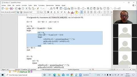 TEORICO 21: ARRAY BIDIMENSIONAL con while y repeat