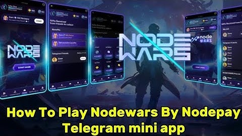 How To Play NodeWars By NodePay | Telegram Miniapp #nodepay #nodewar #crypto #Telegram