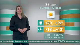 Погода в Старом Осколе на 22 мая