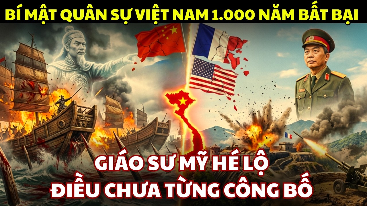 Bí Mật Quân Sự Việt Nam 1.000 Năm Bất Bại – Giáo Sư Hé Lộ Điều Chưa Từng Công Bố