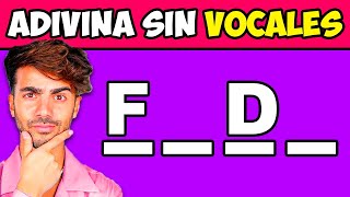 Adivina El Youtuber Con El Nombre Sin Vocales 🔥 Cuantos Youtubers Podrás Adivinar by MusicLevelUP 31,067 views 1 month ago 8 minutes, 21 seconds