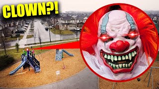 Drone Catches WANTED KILLER CLOWN at Haunted Park near STROMEDY'S House! (You won't BELIEVE IT)!