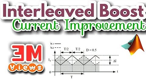 Interleaved Boost Converter using PWM, MATLAB/Simulink