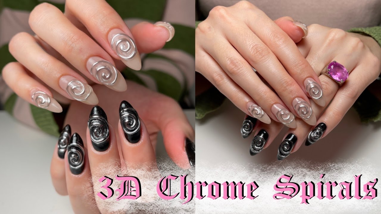 31 Stunning DIY 3D Nail Designs For Beginners In 2024 | 3d nails, Gel nail  art, Trendy nails