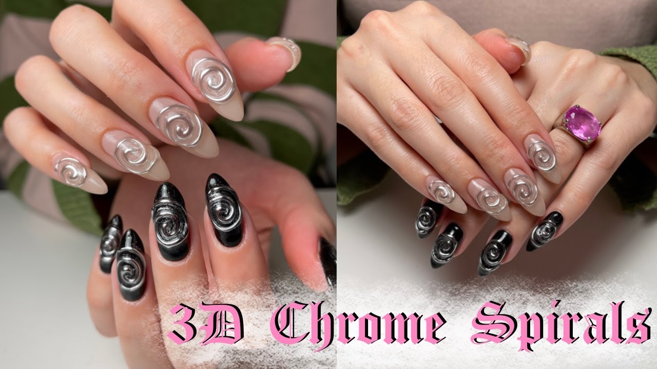 How to do acrylic 3D nail art