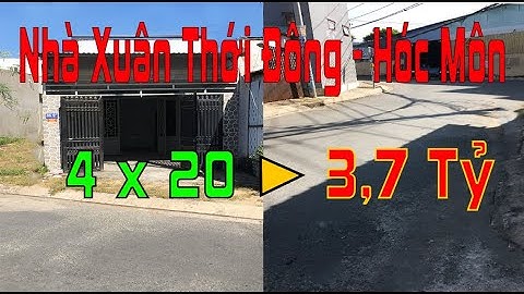 Nhà Xuân Thới Đông Hóc Môn Mặt Tiền Nhựa SHR 3,7 Tỷ | Nhà Đất Hóc Môn Giá Tốt