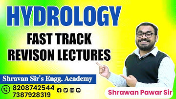 HYDROLOGY LECTURE -2 FAST TRACK REVISION FOR MAHATRANSCO | MIDC | WRD EXAM 2025 BY SHRAWAN PAWAR SIR
